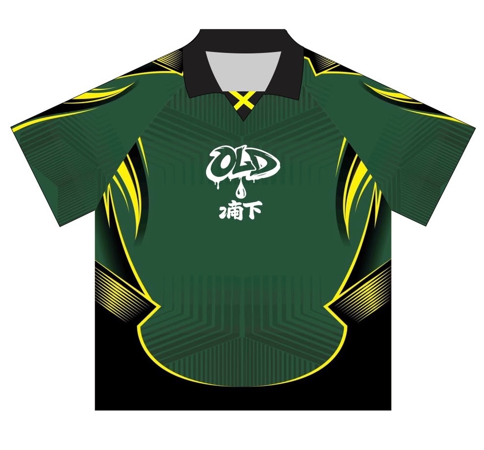 OLD Polo Jersey – Green/Black