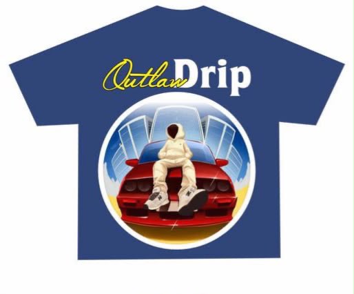 Outlaw Drip Car Hoodie Tee