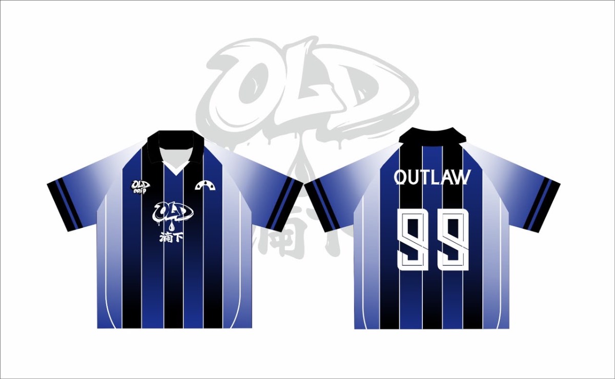 Outlaw Drip 99 Jersey – Blue/Black