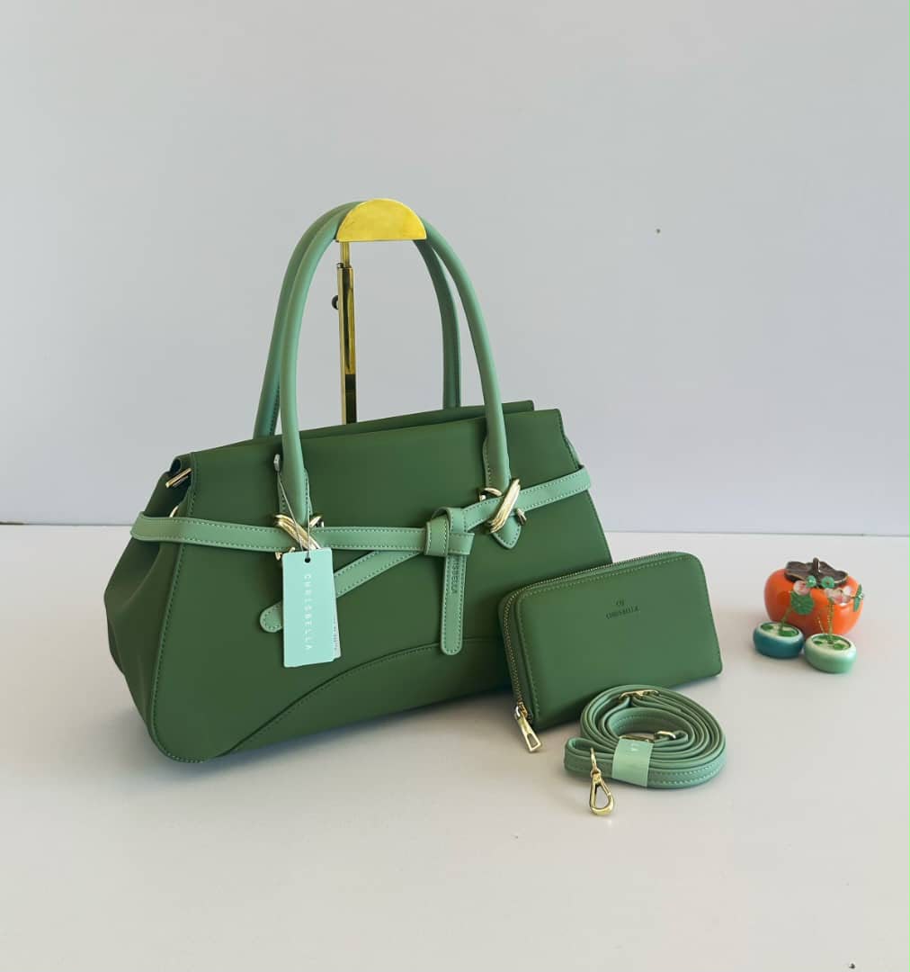Luxe Chic 2 in 1 Chrisbella Handbag - Green