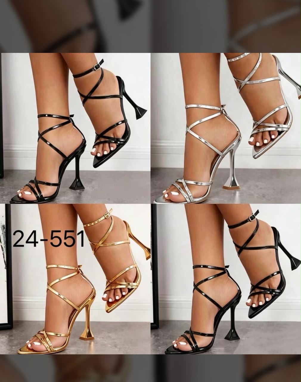 Luxe chic sandal heels