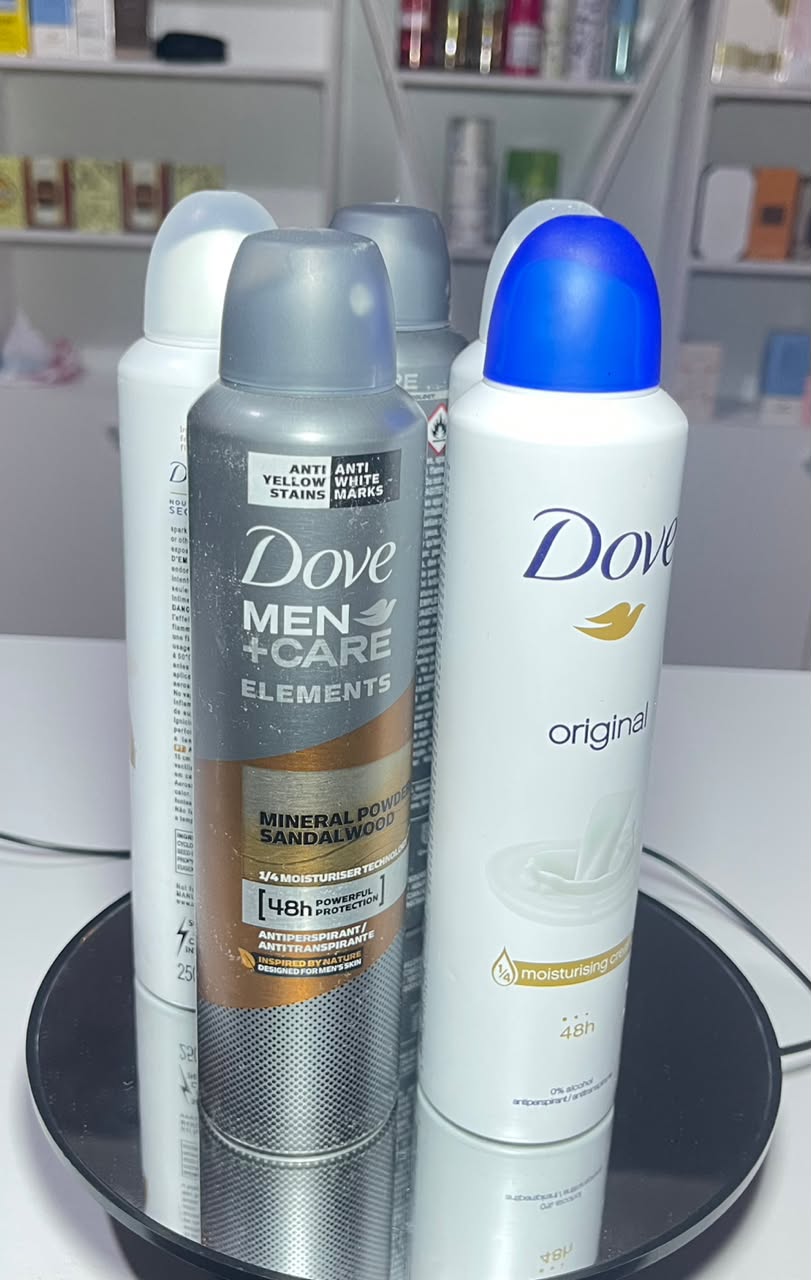 Dove antiperspirant spray
