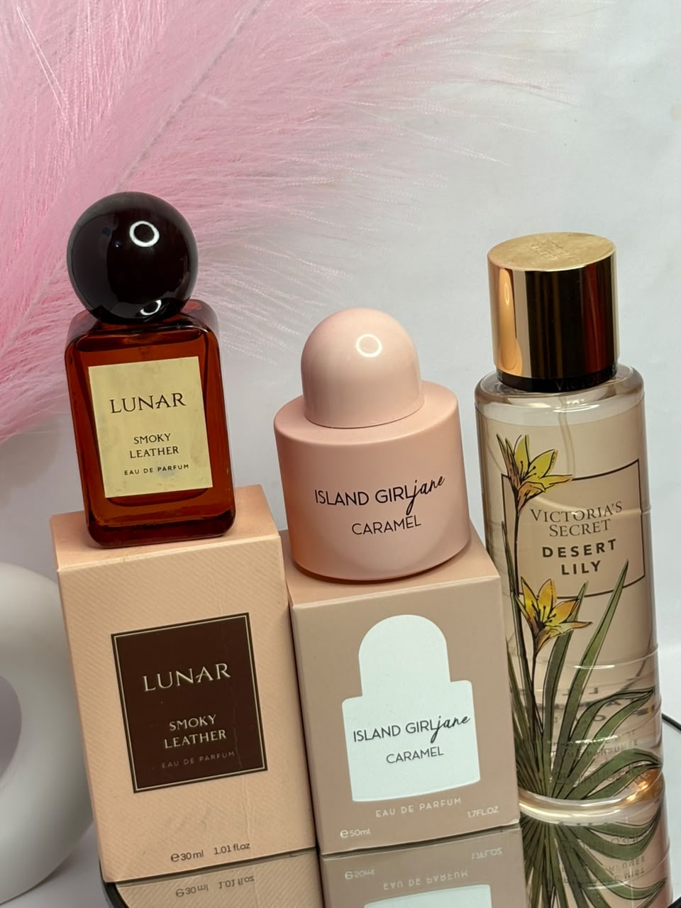 Desert Caramel Trio (Lunar Smoky Leather + Island Girl Jane Caramel + VS Desert Lily)