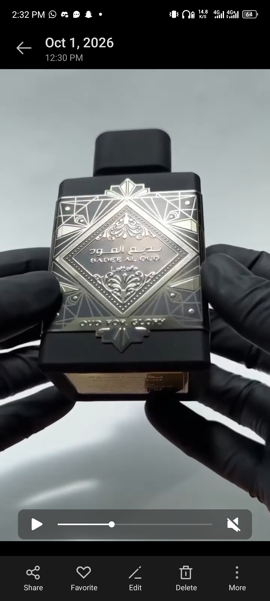 Oud for Glory Black
