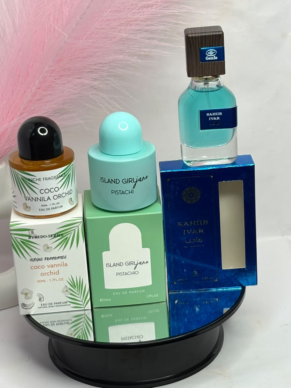 Coco Vanilla & Pistachio Set (Coco Vannila Orchid + Island Girl Jane Pistachio + Genie Sahib Ivar)