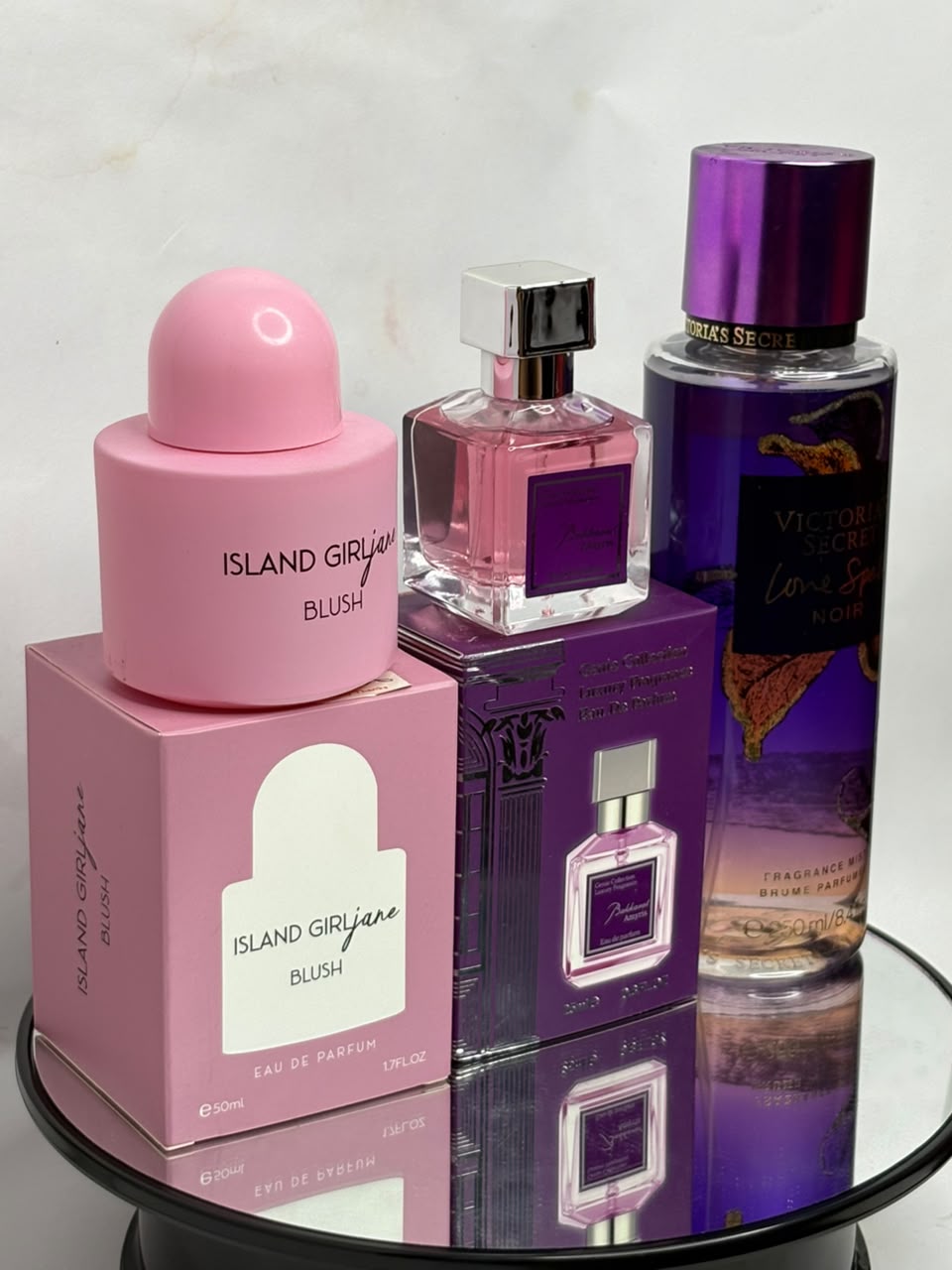 Pink & Purple Blush Trio (Island Girl Jane + Lattafa Sublime + VS Love Spell Noir)